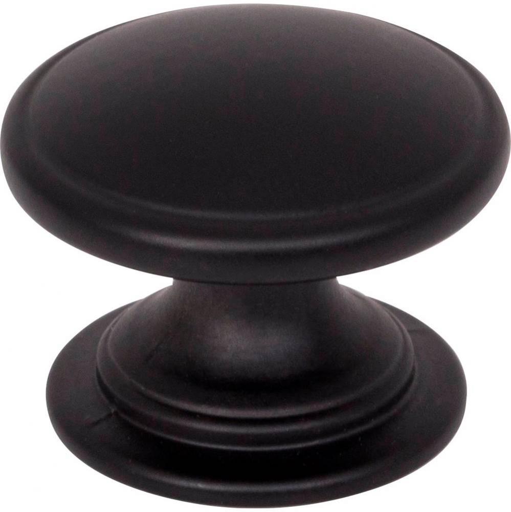 1-1/4'' Diameter Matte Black Durham Cabinet Knob