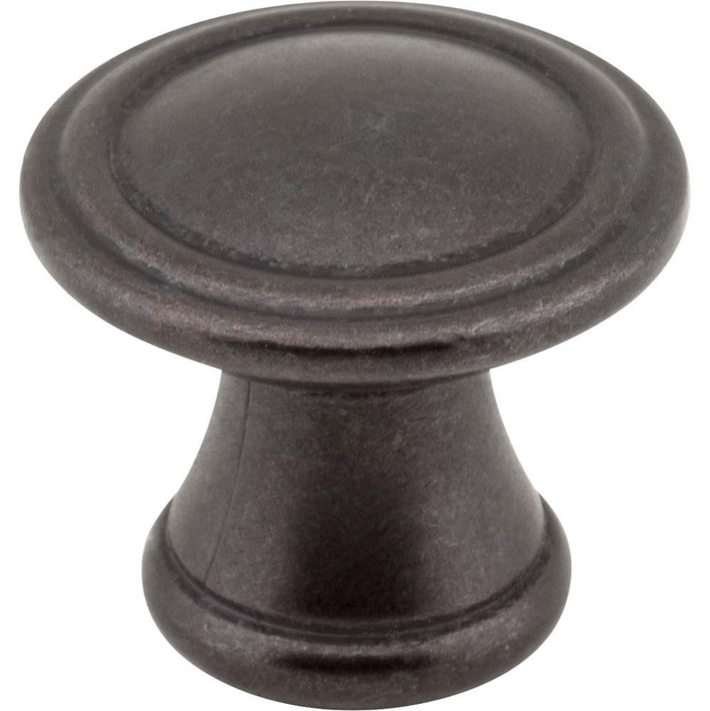 1-3/16'' Diameter Gun Metal Chesapeake Cabinet Knob