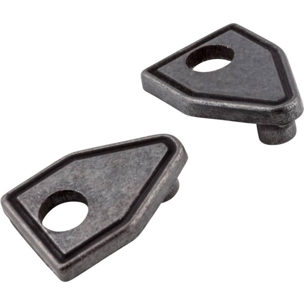 Gun Metal Pull Escutcheons