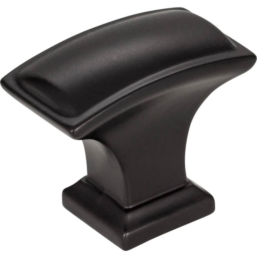 1-1/2'' Overall Length Matte Black Rectangle Annadale Cabinet Knob