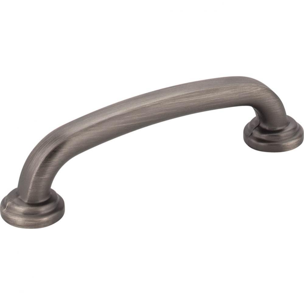 96 mm Center-to-Center Brushed Pewter Bremen 1 Cabinet Pull