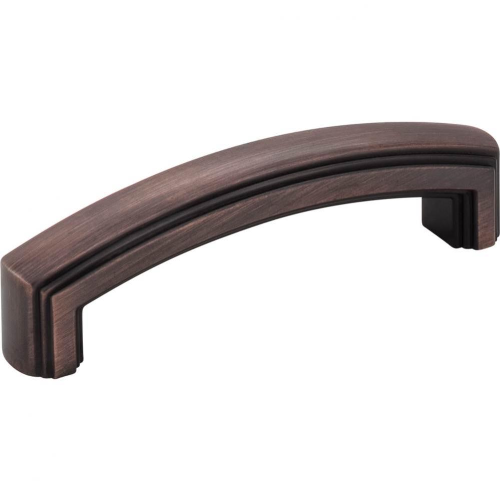 96 mm Center-to-Center Brushed Oil Rubbed Bronze Delgado Cabinet Pull