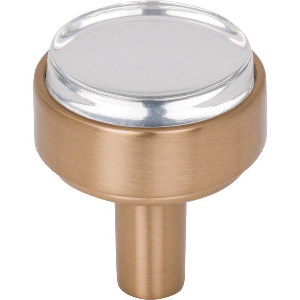 1-1/8'' Diameter Satin Bronze Carmen Cabinet Knob