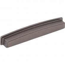 Jeffrey Alexander 141-192BNBDL - 192 mm Center Brushed Pewter Square-to-Center Square Renzo Cabinet Cup Pull