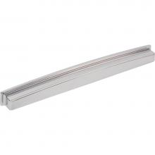 Jeffrey Alexander 141-305PC - 305 mm Center Polished Chrome Square-to-Center Square Renzo Cabinet Cup Pull