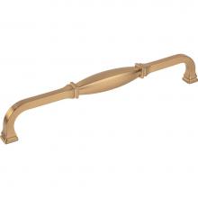 Jeffrey Alexander 278-12SBZ - 12'' Center-to-Center Satin Bronze Audrey Appliance Handle