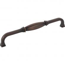 Jeffrey Alexander 278-18DBAC - 18'' Center-to-Center Brushed Oil Rubbed Bronze Audrey Appliance Handle