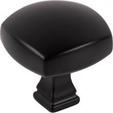 Jeffrey Alexander 278L-MB - 1-3/8'' Overall Length Matte Black Square Audrey Cabinet Knob