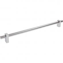 Jeffrey Alexander 478-18PC - 18'' Center-to-Center Polished Chrome Larkin Appliance Pull
