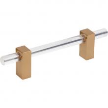 Jeffrey Alexander 578-96SBZ - 96 mm Center-to-Center Satin Bronze Spencer Cabinet Bar Pull