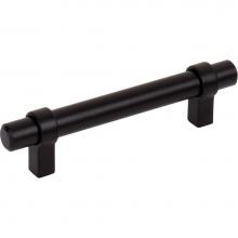 Jeffrey Alexander 596MB - 96 mm Center-to-Center Matte Black Key Grande Cabinet Bar Pull