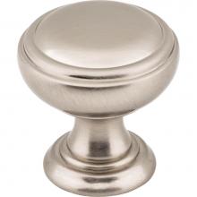 Jeffrey Alexander 658SN - 1-1/4'' Diameter Satin Nickel Tiffany Cabinet Knob