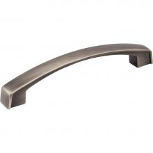 Jeffrey Alexander 549-128BNBDL - 128 mm Center-to-Center Brushed Pewter Square Merrick Cabinet Pull