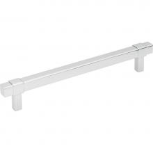 Jeffrey Alexander 293-160PC - 160 mm Center-to-Center Polished Chrome Square Zane Cabinet Pull