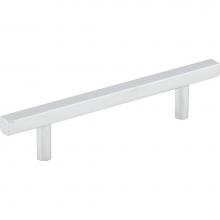 Jeffrey Alexander 845-96PC - 96 mm Center-to-Center Polished Chrome Square Dominique Cabinet Bar Pull