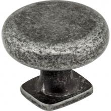 Jeffrey Alexander MO6303SIM-D - 1-3/8'' Diameter Distressed Antique Silver Belcastel 1 Cabinet Knob