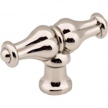 Jeffrey Alexander 818L-SN - 2-1/4'' Satin Nickel Bella Cabinet ''T'' Knob