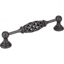 Jeffrey Alexander 749-128B-DACM - 128 mm Center-to-Center Gun Metal Birdcage Tuscany Cabinet Pull