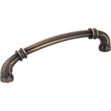 Jeffrey Alexander 317-128ABSB - 128 mm Center-to-Center Antique Brushed Satin Brass Lafayette Cabinet Pull