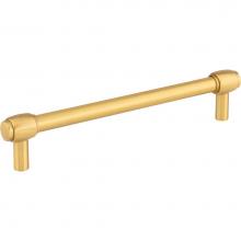 Jeffrey Alexander 885-160BG - 160 mm Center-to-Center Brushed Gold Hayworth Cabinet Bar Pull