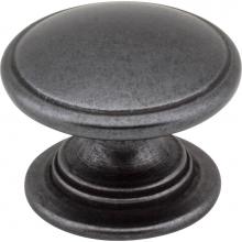 Jeffrey Alexander 3980-DACM - 1-1/4'' Diameter Gun Metal Durham Cabinet Knob