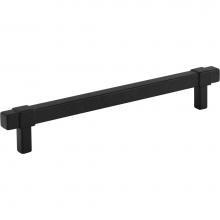 Jeffrey Alexander 293-160MB - 160 mm Center-to-Center Matte Black Square Zane Cabinet Pull