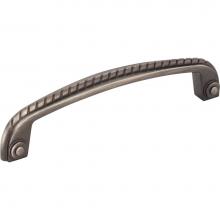 Jeffrey Alexander Z261-128BNBDL - 128 mm Center-to-Center Brushed Pewter Rope Rhodes Cabinet Pull