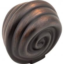 Jeffrey Alexander 415DBAC - 1-3/8'' Overall Length Brushed Oil Rubbed Bronze Lille Cabinet Knob