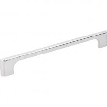 Jeffrey Alexander 286-192PC - 192 mm Center-to-Center Polished Chrome Asymmetrical Leyton Cabinet Pull