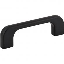 Jeffrey Alexander 264-3MB - 3'' Center-to-Center Matte Black Alvar Cabinet Pull