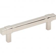 Jeffrey Alexander 293-96NI - 96 mm Center-to-Center Polished Nickel Square Zane Cabinet Pull