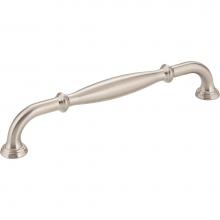 Jeffrey Alexander 658-160SN - 160 mm Center-to-Center Satin Nickel Tiffany Cabinet Pull