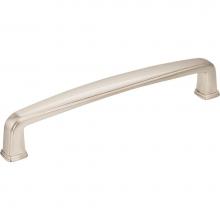 Jeffrey Alexander 1092-128SN - 128 mm Center-to-Center Satin Nickel Square Milan 1 Cabinet Pull