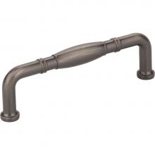 Jeffrey Alexander Z290-96-BNBDL - 96 mm Center-to-Center Brushed Pewter Durham Cabinet Pull