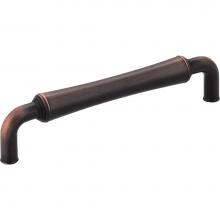 Jeffrey Alexander 537-128DBAC - 128 mm Center-to-Center Brushed Oil Rubbed Bronze Barrel Bremen 2 Cabinet Pull