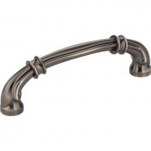 Jeffrey Alexander 317-96BNBDL - 96 mm Center-to-Center Brushed Pewter Lafayette Cabinet Pull