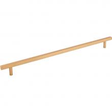 Jeffrey Alexander 845-305SBZ - 305 mm Center-to-Center Satin Bronze Square Dominique Cabinet Bar Pull