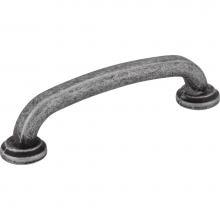 Jeffrey Alexander 527SIM - 96 mm Center-to-Center Distressed Antique Silver Bremen 1 Cabinet Pull