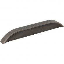 Jeffrey Alexander 484-128160BNBDL - 128 mm / 160 mm Center-to-Center Brushed Pewter Elara Cabinet Pinch Pull