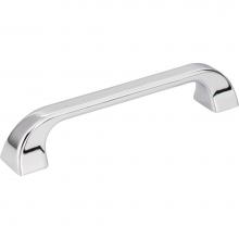 Jeffrey Alexander 972-128PC - 128 mm Center-to-Center Polished Chrome Square Marlo Cabinet Pull