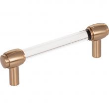 Jeffrey Alexander 775-96SBZ - 96 mm Center-to-Center Satin Bronze Carmen Cabinet Bar Pull