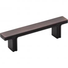 Jeffrey Alexander 867-3DBAC - 3'' Center-to-Center Brushed Oil Rubbed Bronze Square Anwick Cabinet Pull