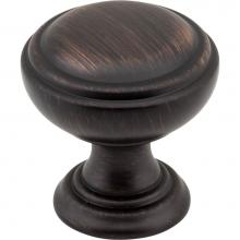 Jeffrey Alexander 658DBAC - 1-1/4'' Diameter Brushed Oil Rubbed Bronze Tiffany Cabinet Knob