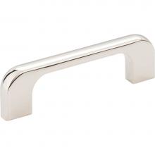 Jeffrey Alexander 264-3NI - 3'' Center-to-Center Polished Nickel Alvar Cabinet Pull