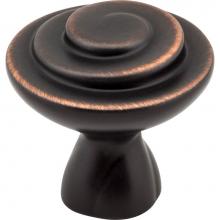 Jeffrey Alexander 343DBAC - 1-1/4'' Diameter Brushed Oil Rubbed Bronze Duval Cabinet Knob