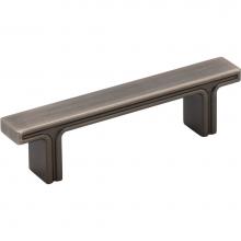 Jeffrey Alexander 867-3BNBDL - 3'' Center-to-Center Brushed Pewter Square Anwick Cabinet Pull