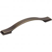 Jeffrey Alexander 80152-160ABSB - 160 mm Center-to-Center Antique Brushed Satin Brass Strap Mirada Cabinet Pull