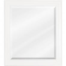 Jeffrey Alexander MIR2JEN-22-WH - 22'' W x 1'' D x 24'' H White Jensen mirror