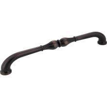 Jeffrey Alexander 818-12DBAC - 12'' Center-to-Center Brushed Oil Rubbed Bronze Bella Appliance Handle