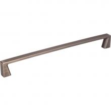 Jeffrey Alexander 177-224BNBDL - 224 mm Center-to-Center Brushed Pewter Square Boswell Cabinet Pull